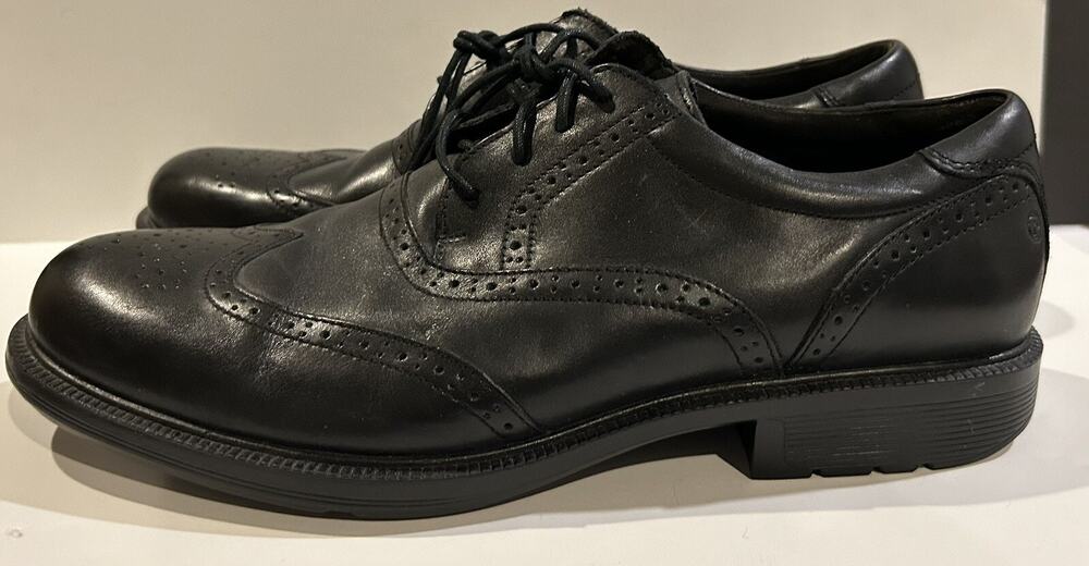 Rockport Shoe Men’s Sz 11 M adi PRENE Adidas Insole Black Leather